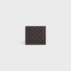 Bi-fold card holder IN Triomphe Canvas - Black - CAMPAIGN HAUTE PARFUMERIE - 3 | CELINE