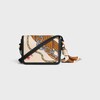 TEEN TRIOMPHE IN SILK AND NATURAL CALFSKIN - BEIGE/BROWN - TRIOMPHE - 3 | CELINE