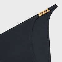 TRIOMPHE SWIMSUIT BOTTOM IN MATTE JERSEY - BLACK -  - 2 | CELINE