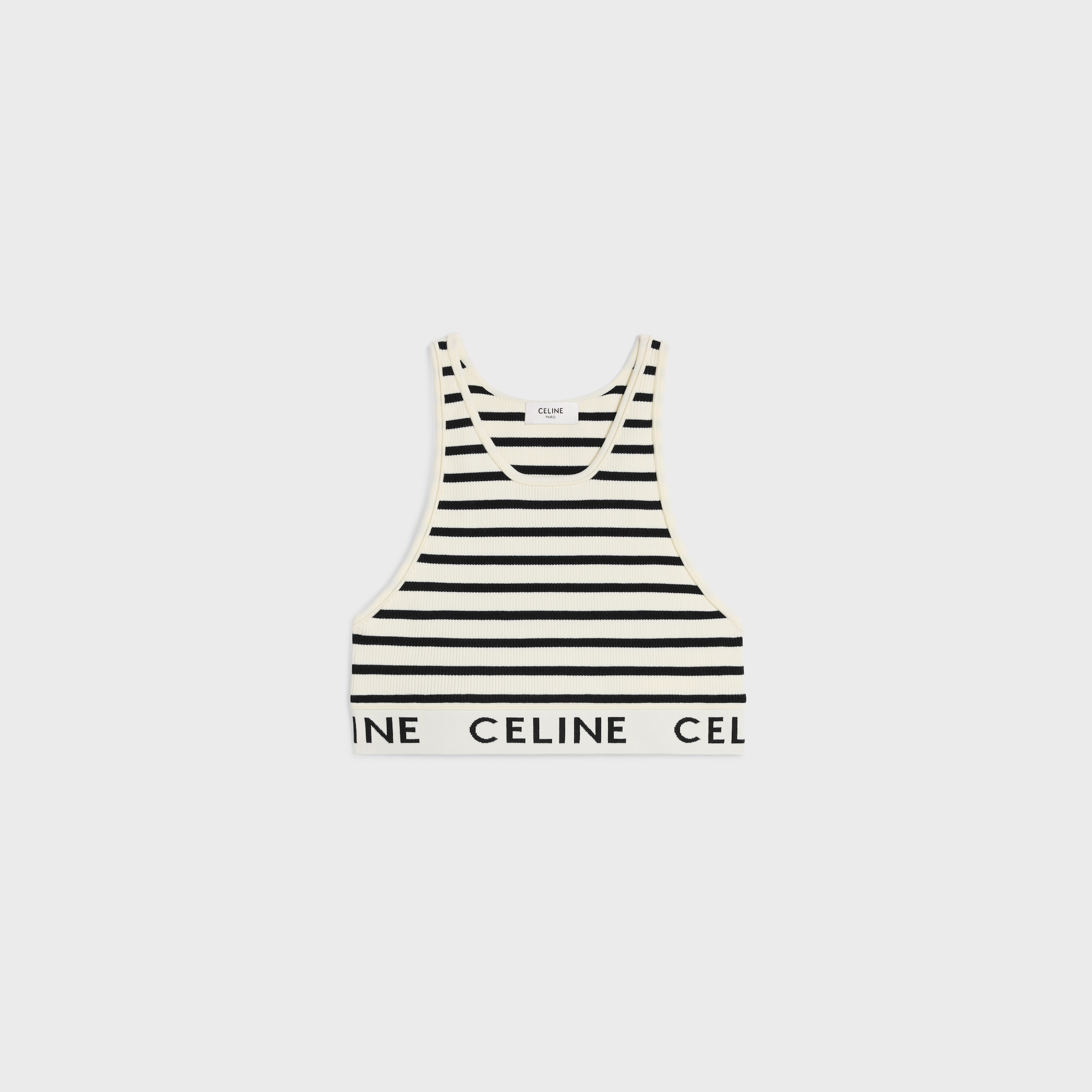 CELINE アスリート ブラ / メッシュ WHITE サイズS