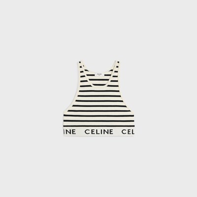 CELINE 브라 - 애슬레틱 메쉬 - 크림/네이비 -  - 2 | CELINE