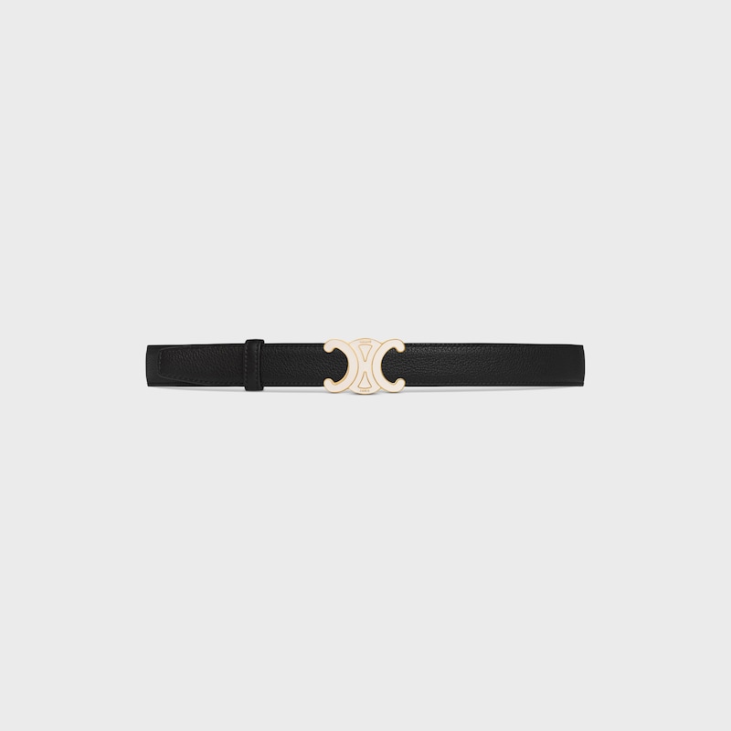 lani&egrave;re de ceinture r&eacute;versible 25MM Veau lisse et veau grain&eacute; -  -  - 1 | CELINE