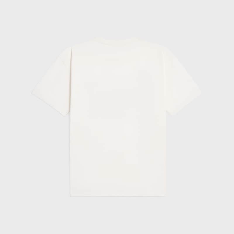 寬鬆T恤 - 米白色 / 黑色 -  - 1 | CELINE