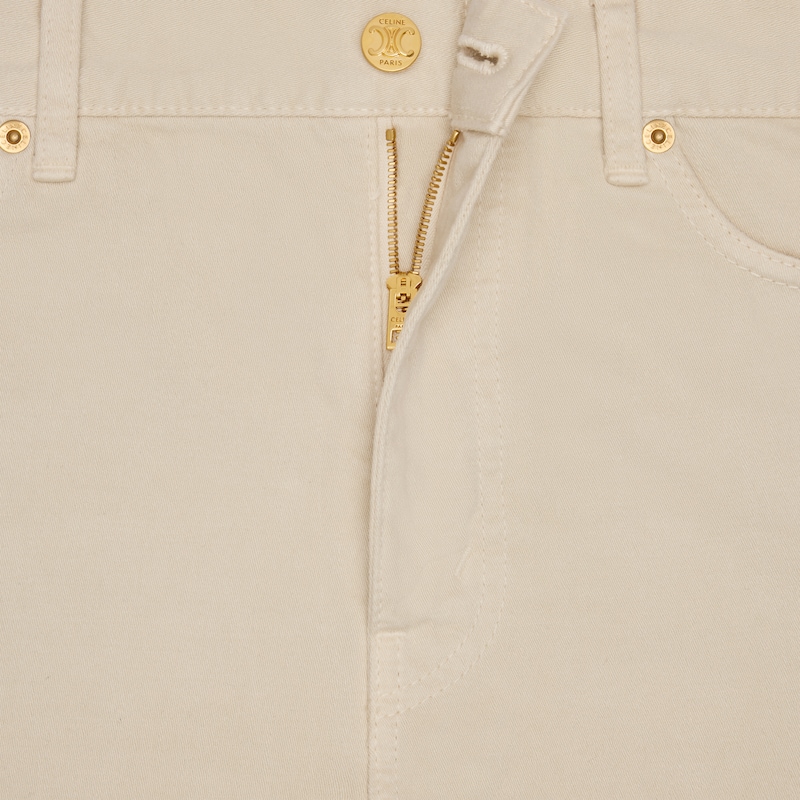 jolene jeans in cotton twill - ALMOND STONE WASH -  - 1 | CELINE