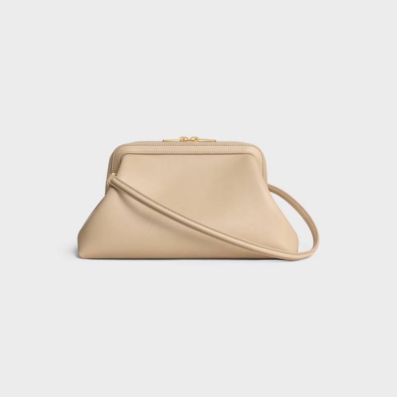 SMALL DOCTOR POUCH IN SUPPLE NATURAL CALFSKIN - DEEP IVORY - SHOULDER BAGS - 1 | CELINE