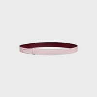 25MM 리버시블 스트랩 - 토뤼옹 가죽 - 딥 버건디 / 블리치드 핑크 -  - 1 | CELINE