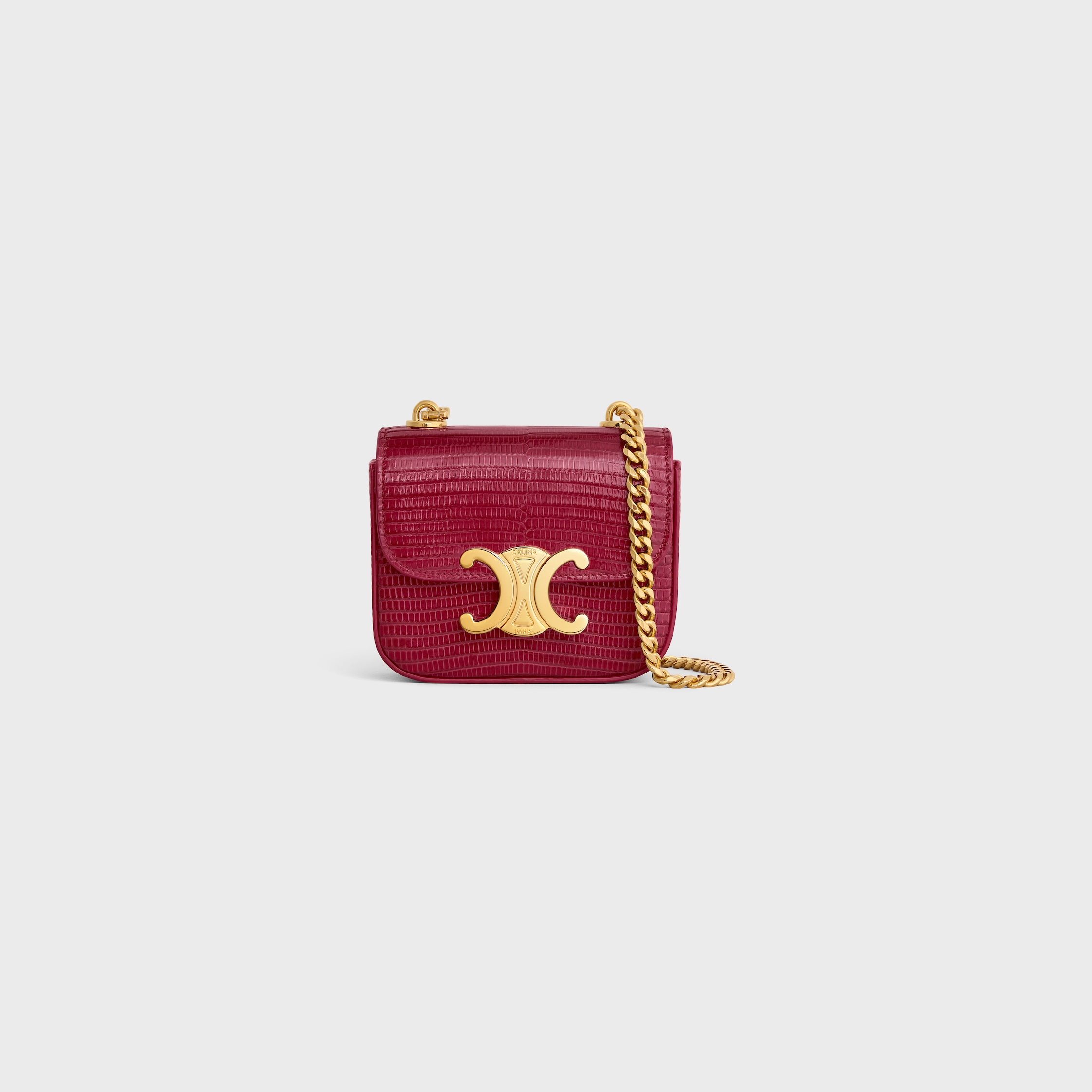*CELINE* ラフィア テキスタイル ミニチェーンクロード CELINE* ラフィア テキスタイル ミニチェーンクロード MINI