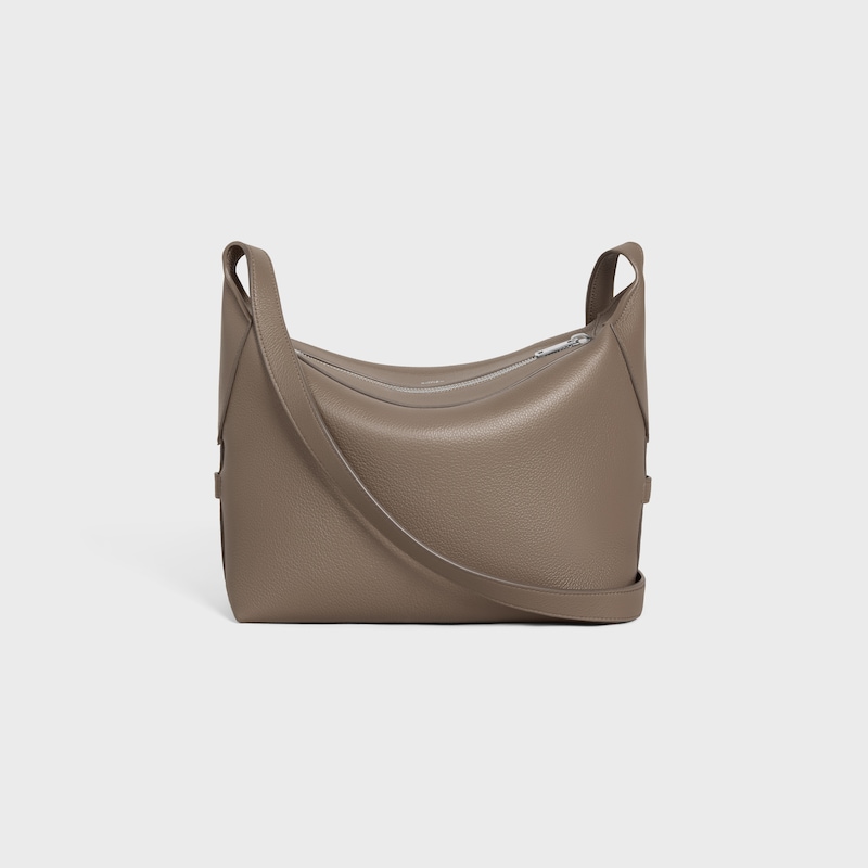 SAC CROSSBODY HARRY EN VEAU GRAINÉ - SOURIS - NOUVEAUTÉS - 1 | CELINE