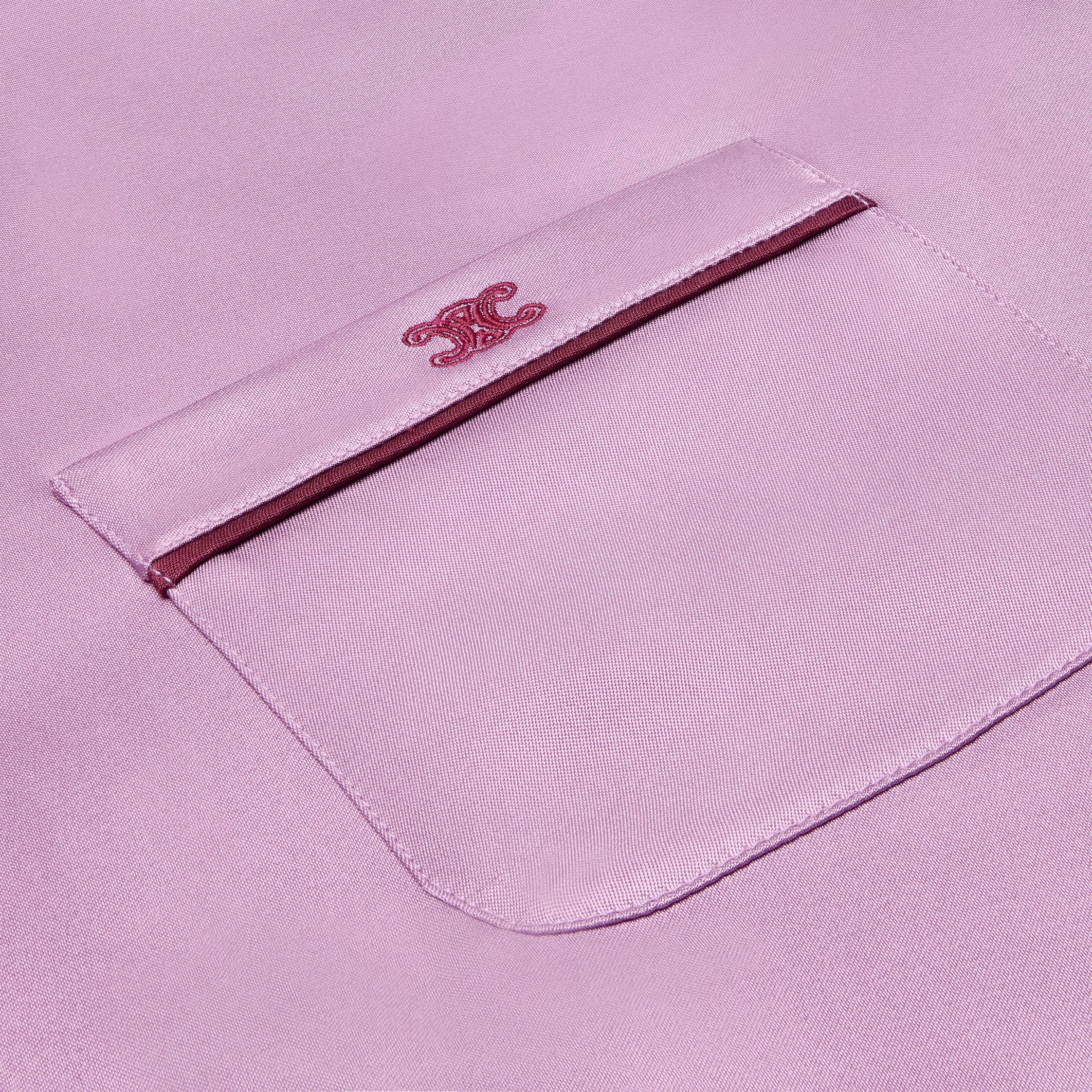 pyjama shirt IN silk satin - GLYCINE | CELINE