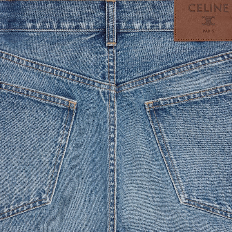 WESLEY JEANS IN cotton denim - VIVIENNE GLASS -  - 1 | CELINE