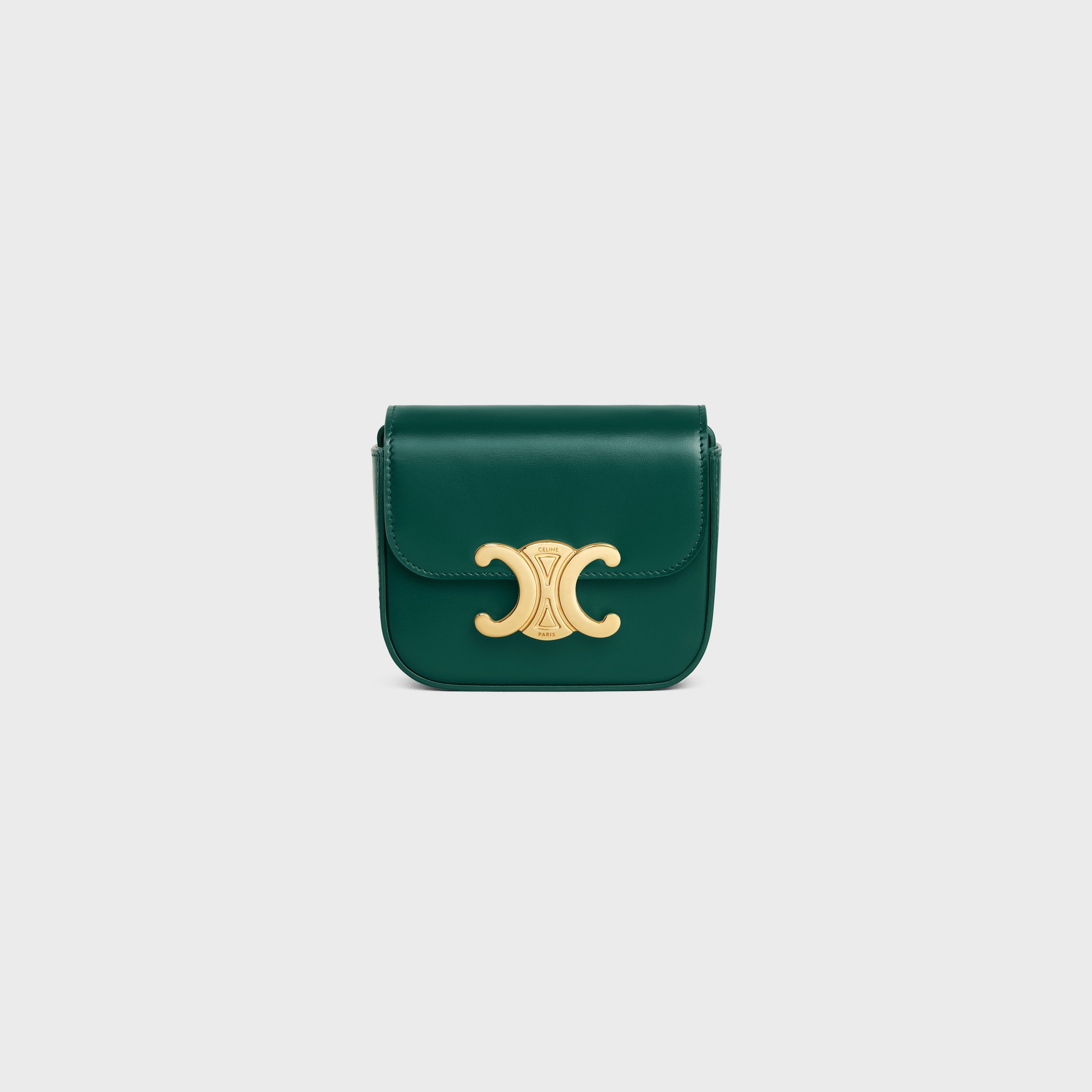 celine 110 日本製 CELINE 【入手困難】TRIOMPHE TEEN S SIZE シャイニーカーフ全色