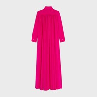 dress IN acetate silk crepe - FUSHIA -  - 2 | CELINE