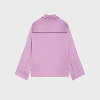 pyjama shirt IN silk satin - GLYCINE -  - 2 | CELINE