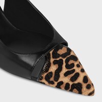 CELINE ジュディ フラットスリングバック_patent calfskin CELINE JUDY DOUBLE STRAP MARY JANE SLINGBACK IN PATENT