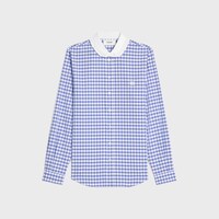 셔츠 - 비쉬 코튼 - 화이트/블루 -  - 1 | CELINE