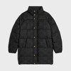 ジャケット CELINE | long triomphe down jacket in lightweight nylon CELINE Triomphe cropped down jacket in lightweight nylon