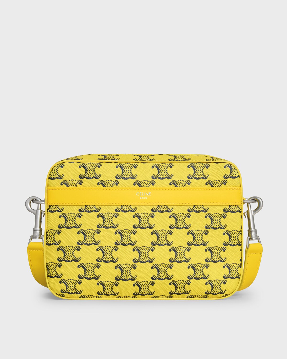 Small Messenger Bag In Triomphe Canvas And Calfskin — 113942V14.11AL
