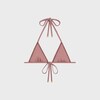 triomphe triangle top in matte jersey - Rose Passé -  - 2 | CELINE