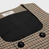 CELINE☆ダブルブレスト ベスト / 千鳥格子ウール_パリ発 ダブルブレスト ベスト / 千鳥格子ウール - アイボリー
