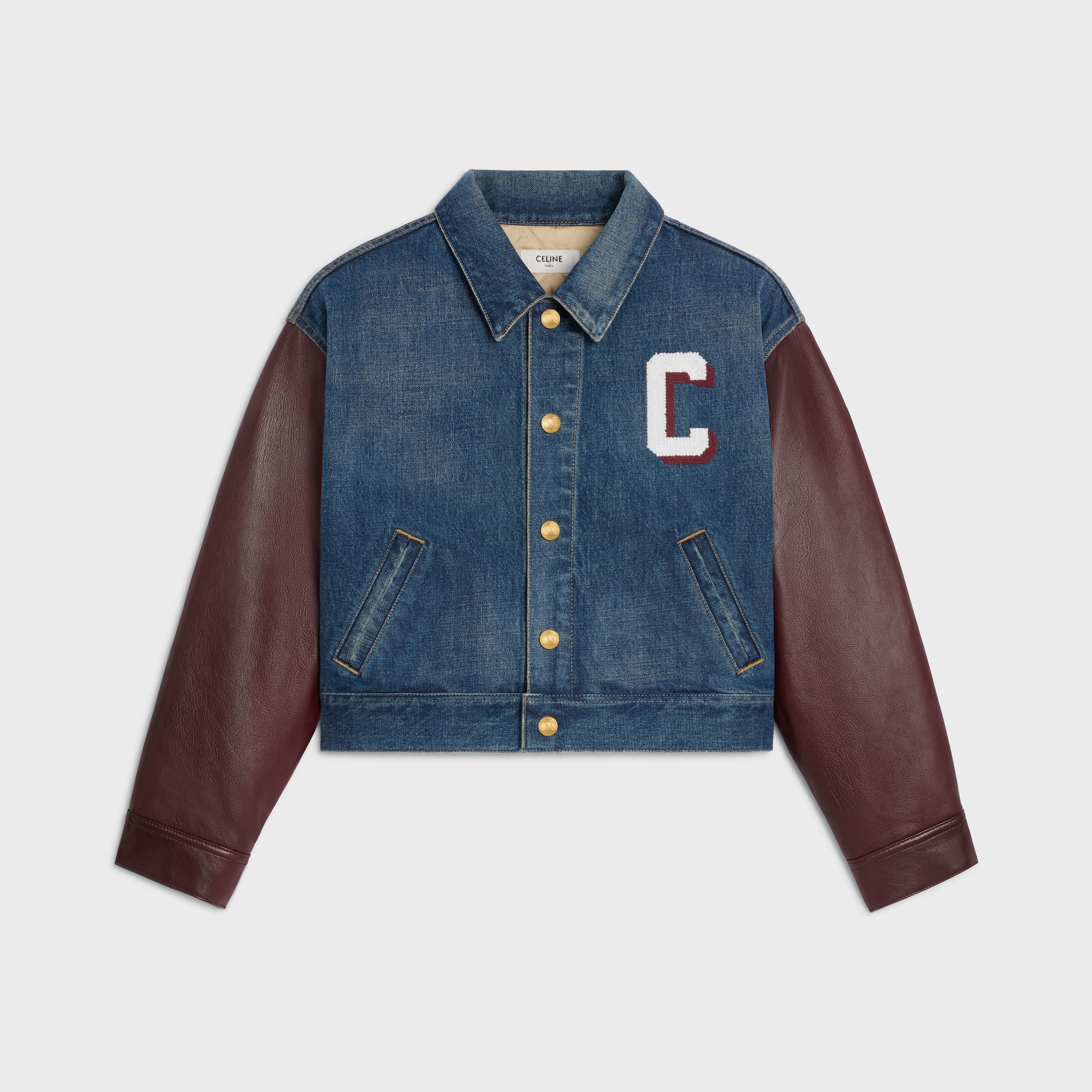 VIP【送料関税込】CELINE DENIM JACKET Buy Celine Denim Logo Jacket - S - Authenticated Pre-Owned