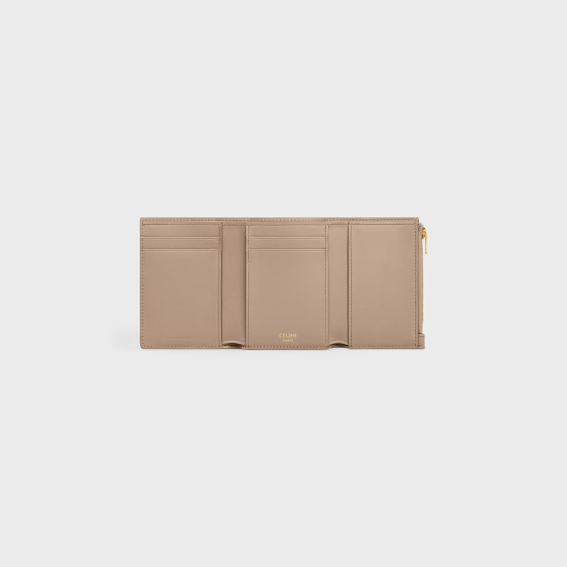 FINE STRAP WALLET NINO IN SUPPLE GRAINED CALFSKIN - SAFARI - WALLETS - 1 | CELINE