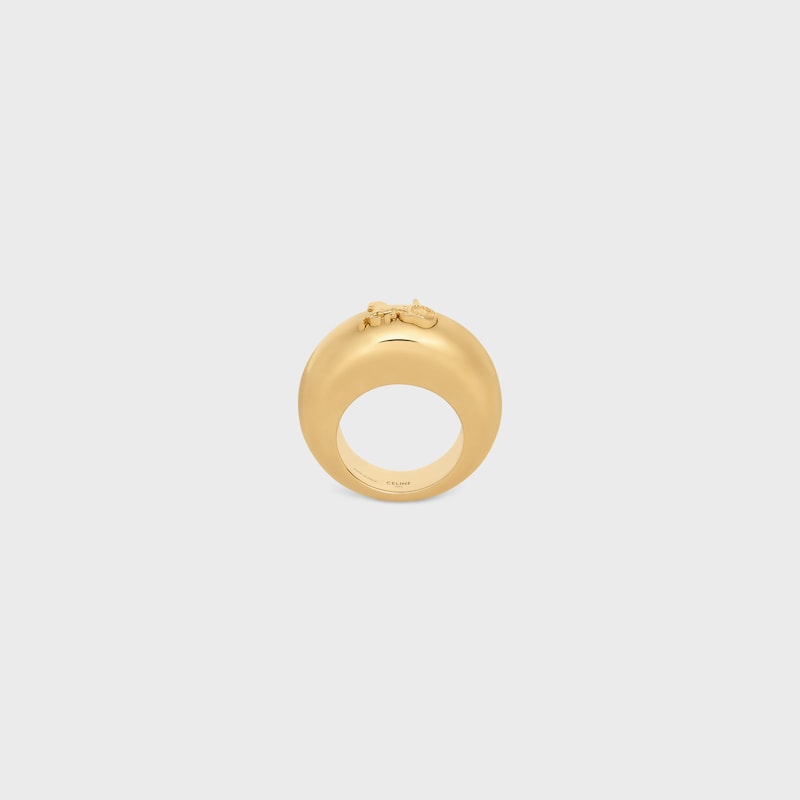 Celine Sulky Ring in Brass with Gold Finish - GOLD -  - 1 | CELINE