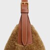 SMALL HELOÏSE BAG in SHEARLING AND CALFSKIN - BROWN | CELINE