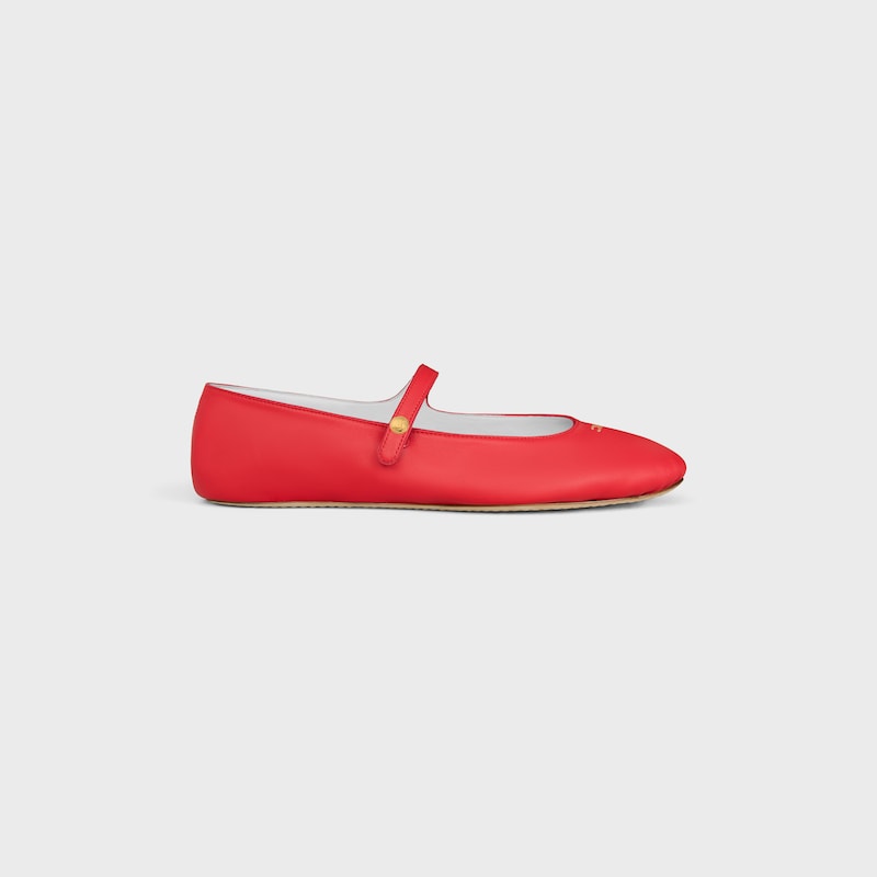 BALLET BALLERINA IN LAMBSKIN - ULTRA RED -  - 1 | CELINE