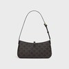 TINA SHOULDER BAG toile triomphe - Noir - TOILE TRIOMPHE - 3 | CELINE