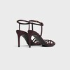 CELINE TRIOMPHE SANDAL IN LAMBSKIN - Deep Burgundy -  - 3 | CELINE