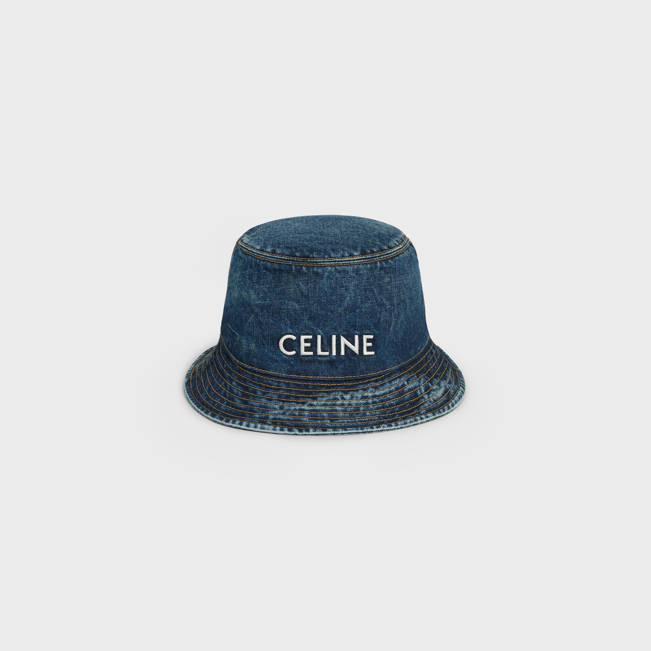 驚きの値段 WASH TRAIL IN HAT BUCKET CELINE DENIM CELINE | WASH TRAIL - 帽子