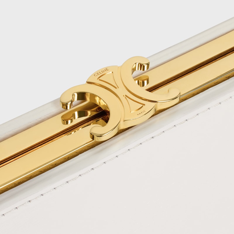 CELINE ANTOINETTE天然緞面牛皮革中號手袋 - 米白色 - 其他系列 - 1 | CELINE