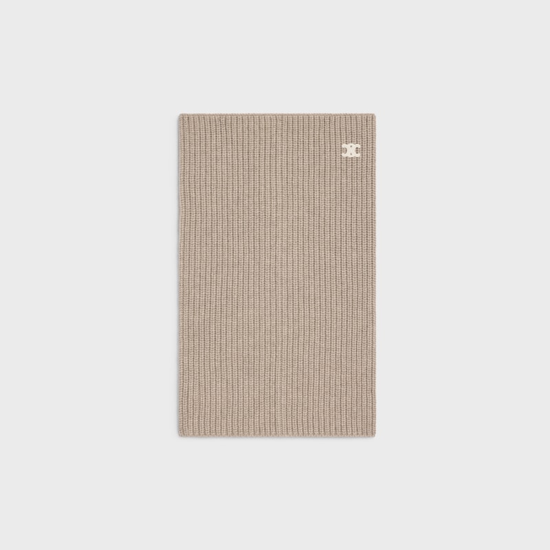 neckwarmer IN SEAMLESS CASHMERE - OATMEAL -  - 1 | CELINE