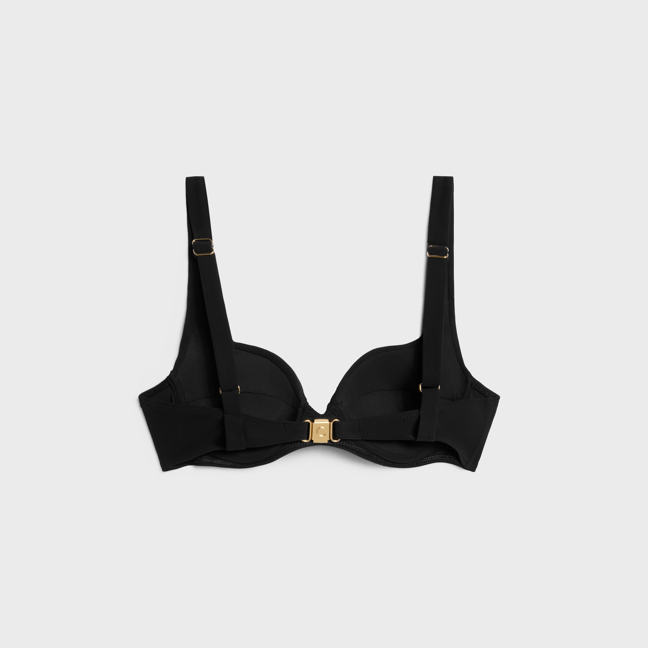 balconette top IN matte jersey - BLACK | CELINE