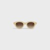 Triomphe Mini 01 sunglasses in Acetate - MILKY LIGHT ORANGE -  - 1 | CELINE