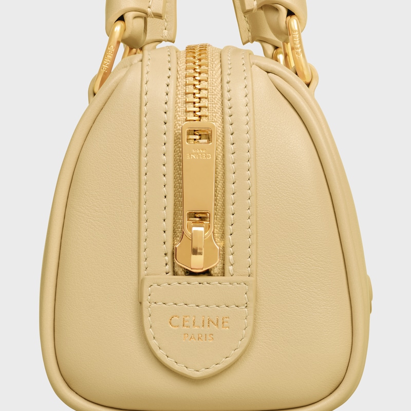 標誌印花迷你波士頓包 - 棕黃色 - 更多款式 - 1 | CELINE