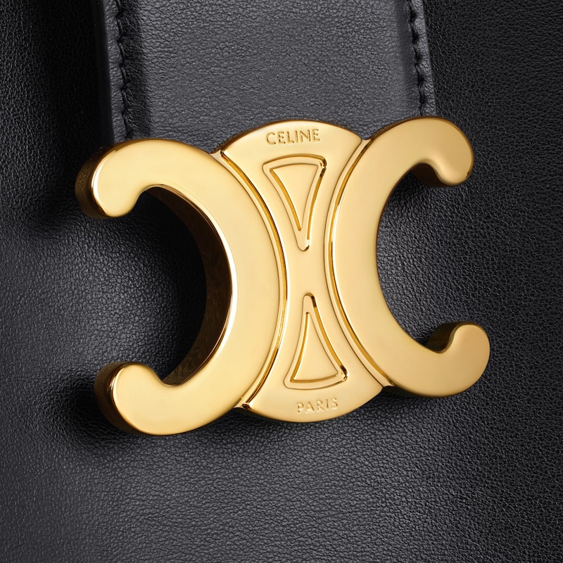 MEDIUM BUCKET LOUISE IN SMOOTH CALFSKIN - BLACK - GIFT FINDER - 1 | CELINE