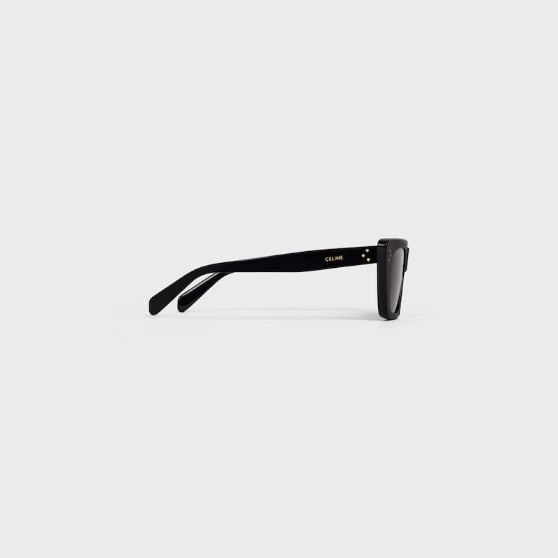 Gafas de sol estilo ojos de gato S187 de acetato - NEGRO -  - 1 | CELINE