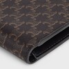 Bi-fold card holder IN Triomphe Canvas - Black - CAMPAIGN HAUTE PARFUMERIE - 5 | CELINE