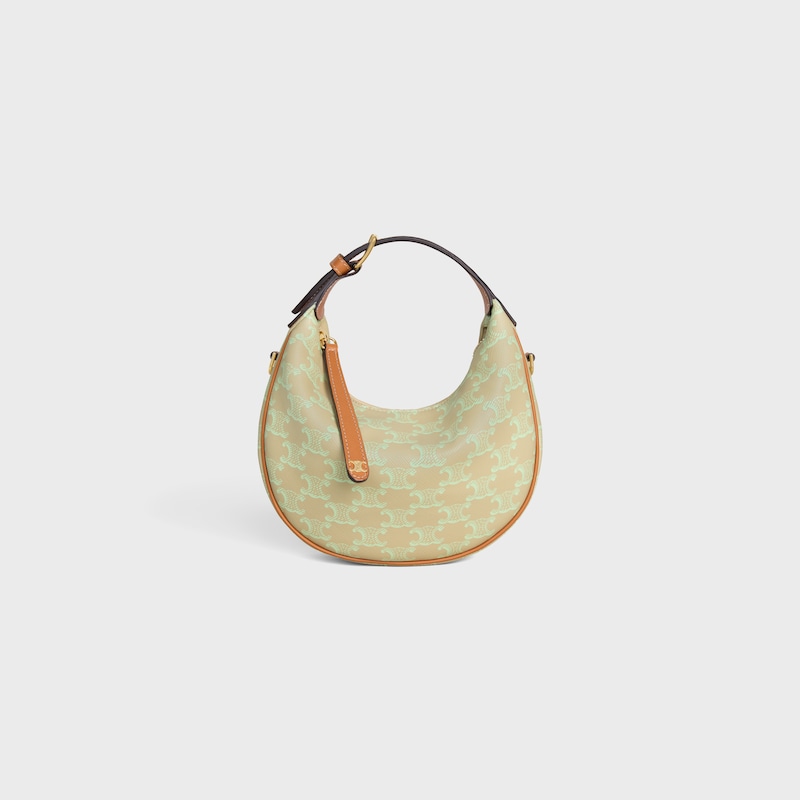 Teen Celine Lulu IN TRIOMPHE CANVAS - SANDCASTLE / SOFT LIME - LULU - 1 | CELINE