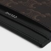 MEDIUM CARD HOLDER IN TRIOMPHE CANVAS AND CALFSKIN - BLACK - TRIOMPHE CANVAS - 4 | CELINE