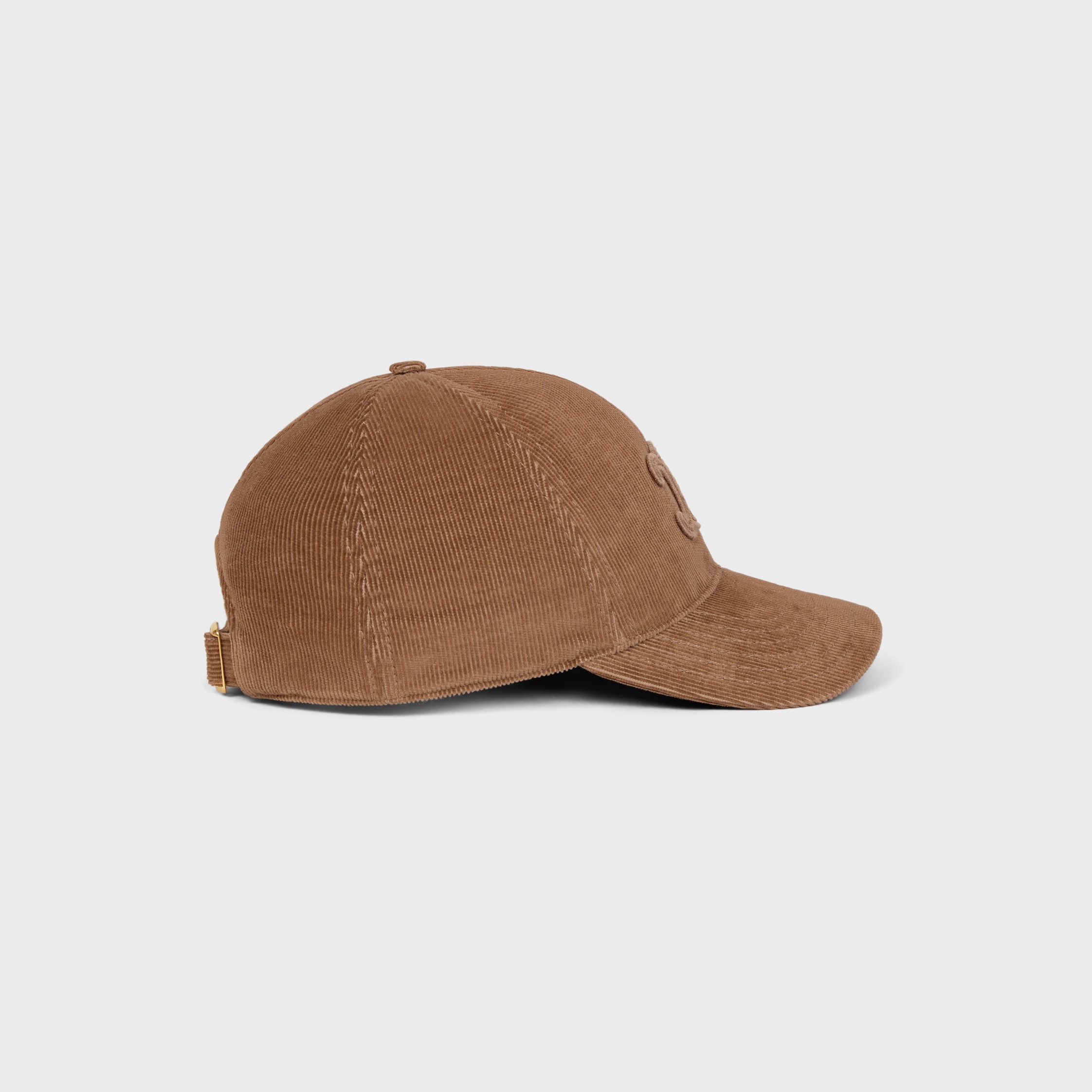 TRIOMPHE BASEBALL CAP IN CORDUROY - | CELINE