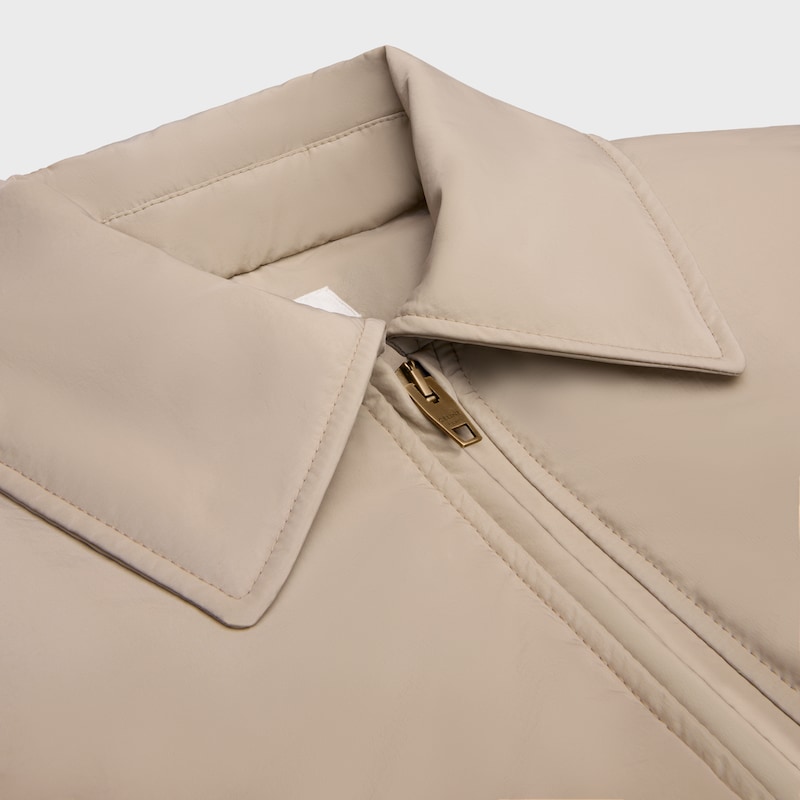 CHAQUETA ACOLCHADA DE NAILON - BEIGE -  - 1 | CELINE