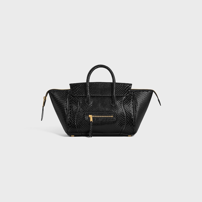 LITTLE LUGGAGE IN PYTHON - BLACK - LUGGAGE - 1 | CELINE