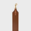 Short Strap in textile and calfskin - TAN - BAG CHARMS - 3 | CELINE