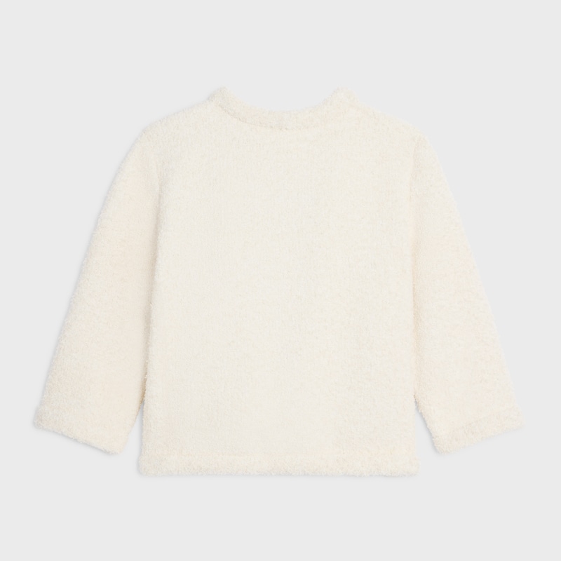 veste cardigan natt&eacute; coton - MAT WHITE -  - 1 | CELINE