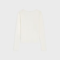 TRIOMPHE长袖上衣 - 荧光白 -  - 2 | CELINE