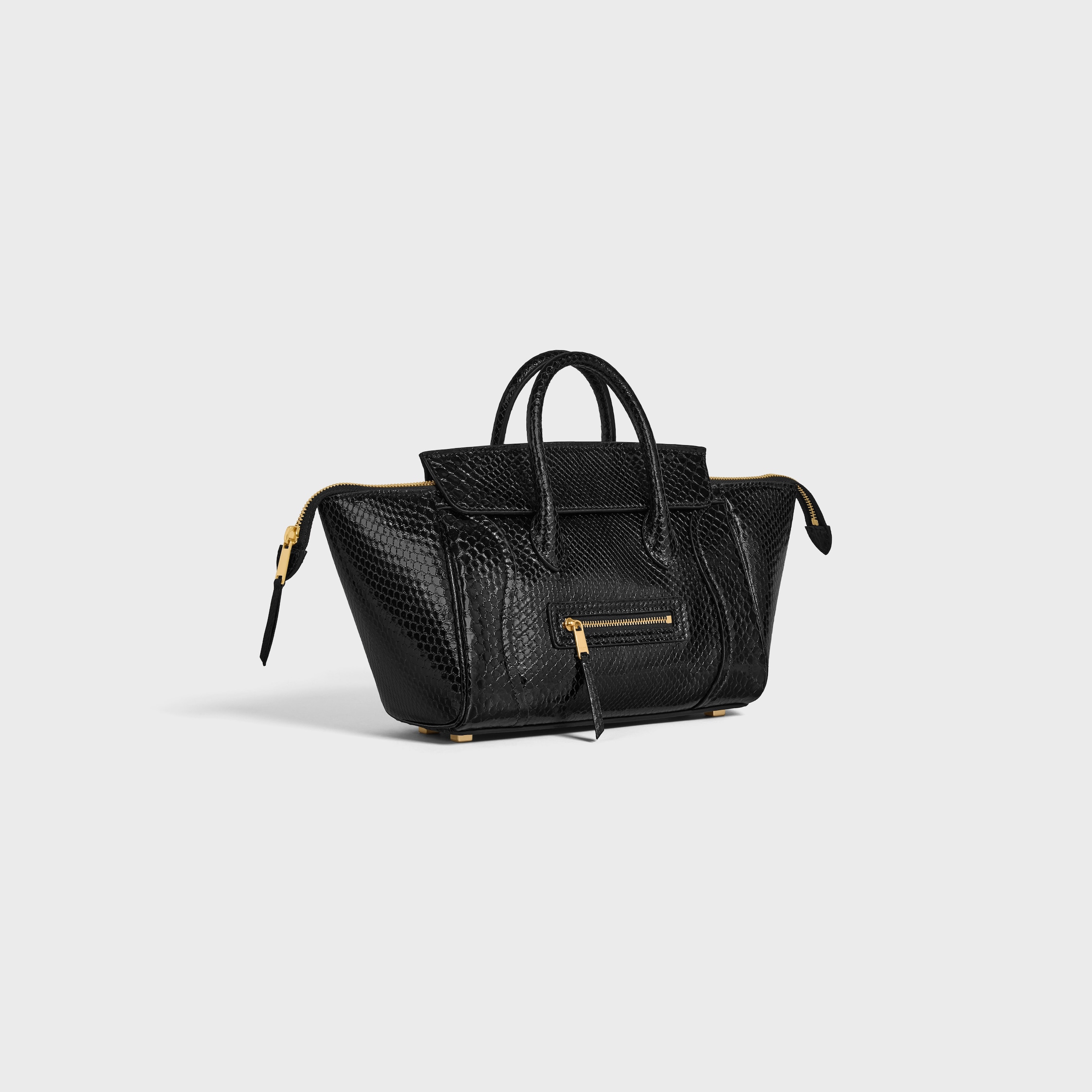 LITTLE LUGGAGE IN PYTHON - BLACK | CELINE