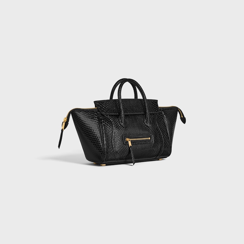 LITTLE LUGGAGE IN PYTHON - BLACK - LUGGAGE - 1 | CELINE