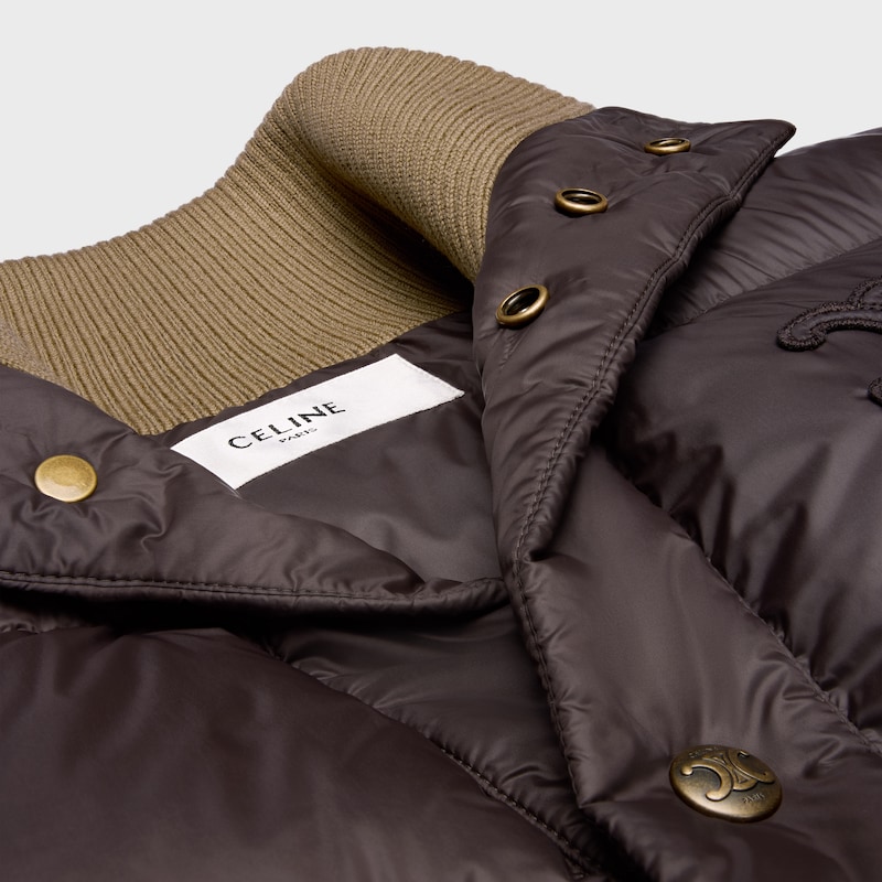 無袖羽絨外套 - 棕色 -  - 1 | CELINE